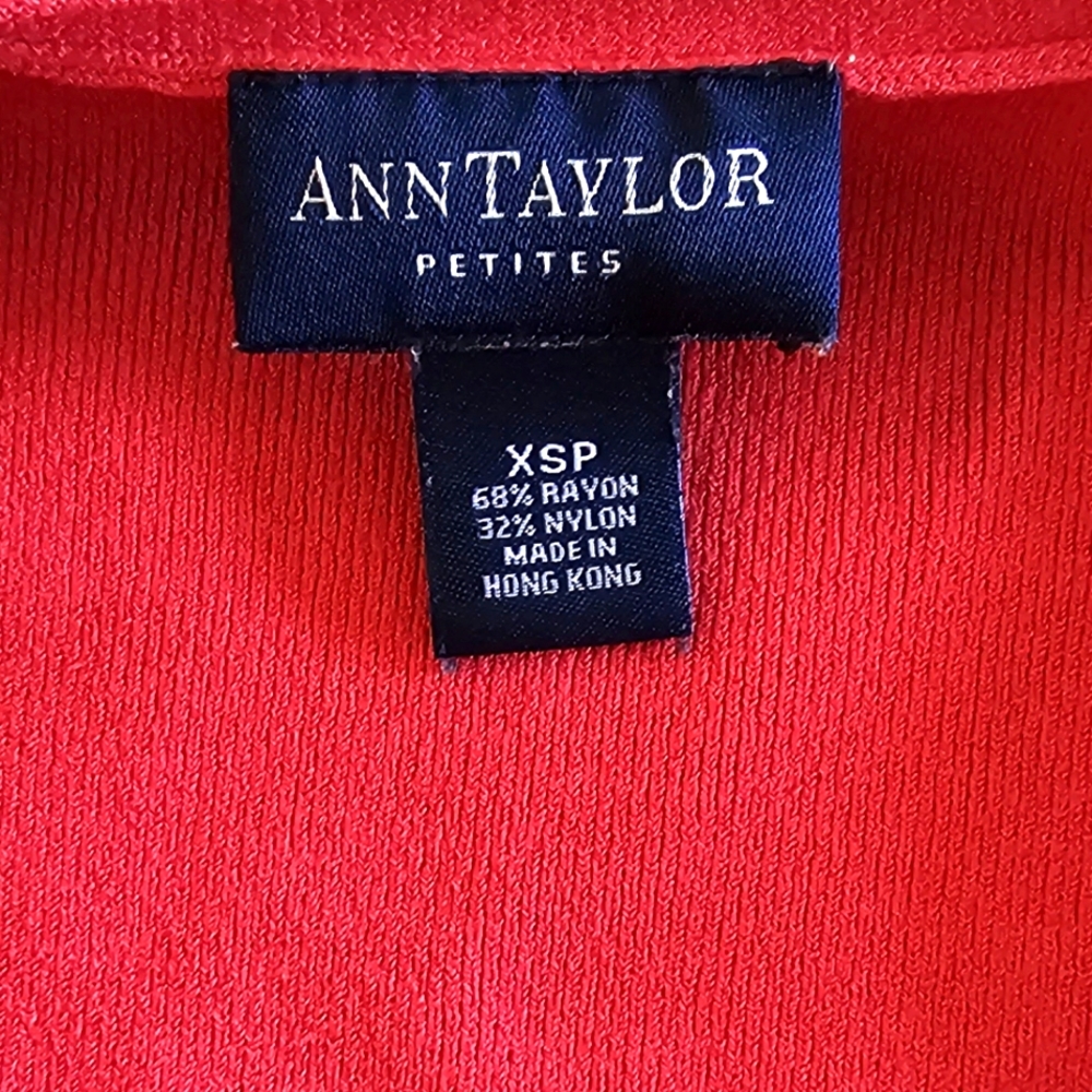 Gently Used-Ann Taylor-Women's-Sleeveless Top & Cardigan Set-Size Petite XS-Pink - Picture 2 of 3